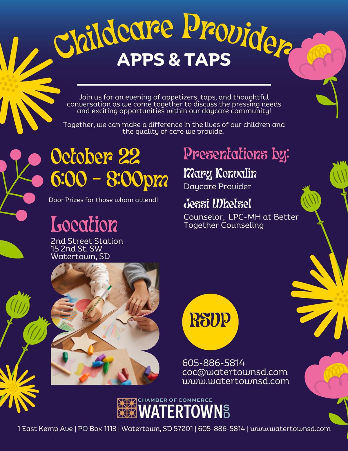 Daycare Provider Appetizers & Taps Evening