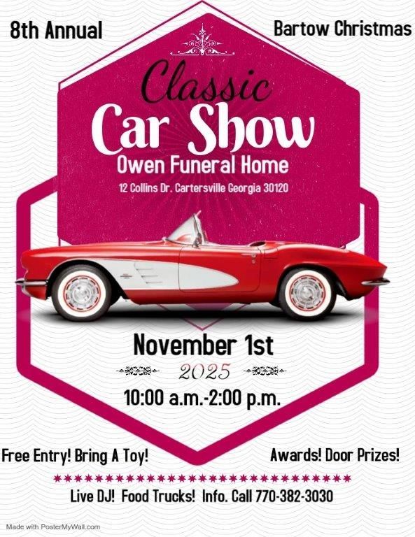 8th Annual Bartow Christmas Coalition Car Show 