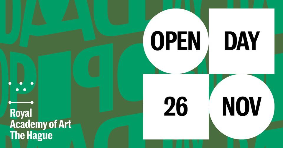 KABK Open Day 2022/2023, Royal Academy of Art, The Hague, 26 November 2022