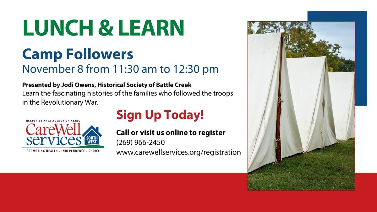 Lunch & Learn: Camp Followers