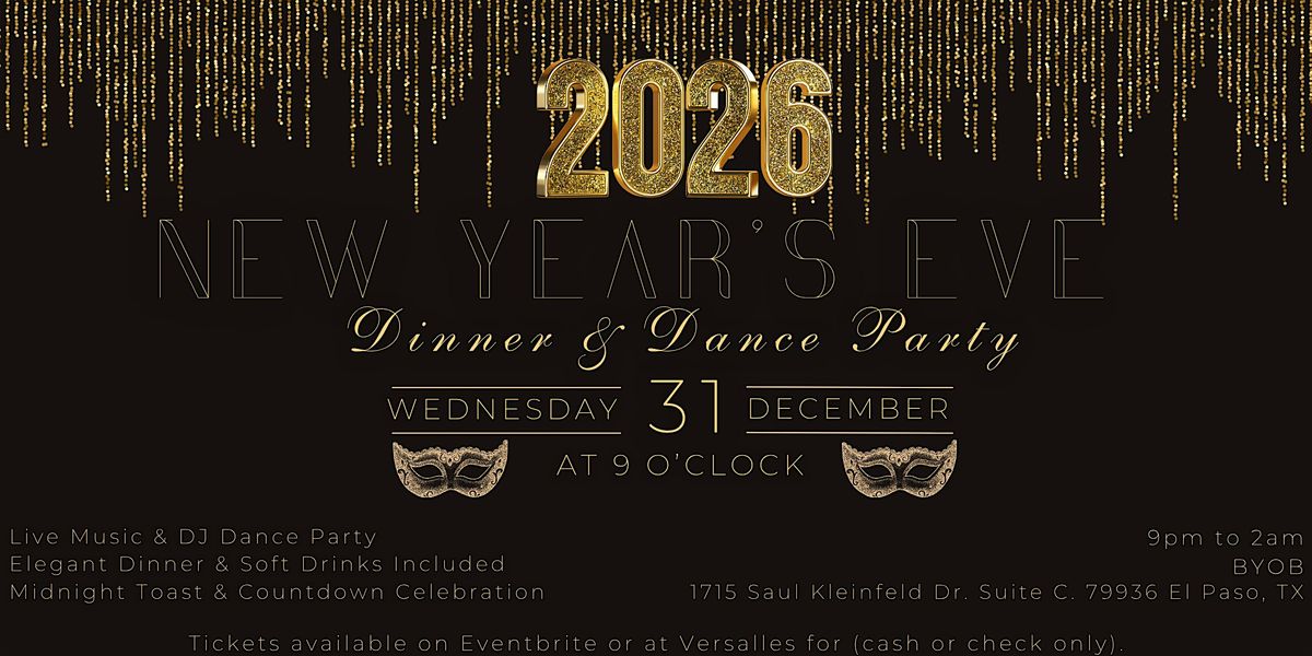 NYE Dinner & Dance Party w\/ Time Machine Band