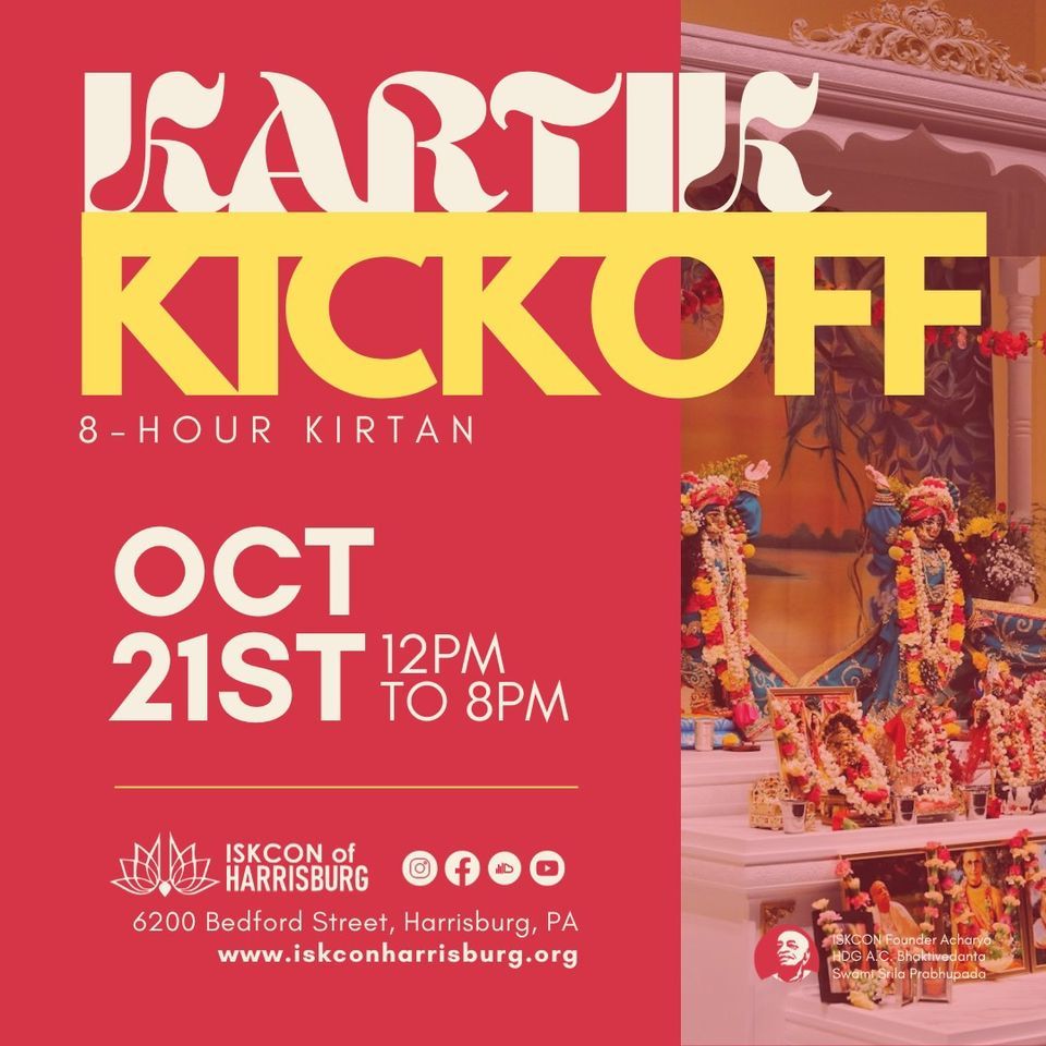 Kartik Kickoff , ISKCON Harrisburg, Middletown, 21 October 2023