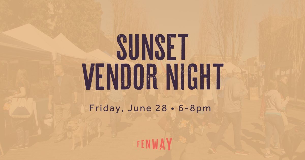 Sunset Vendor Night