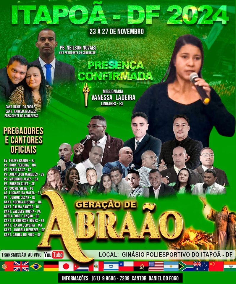  congresso internacional - gera\u00e7\u00e3o de Abra\u00e3o 