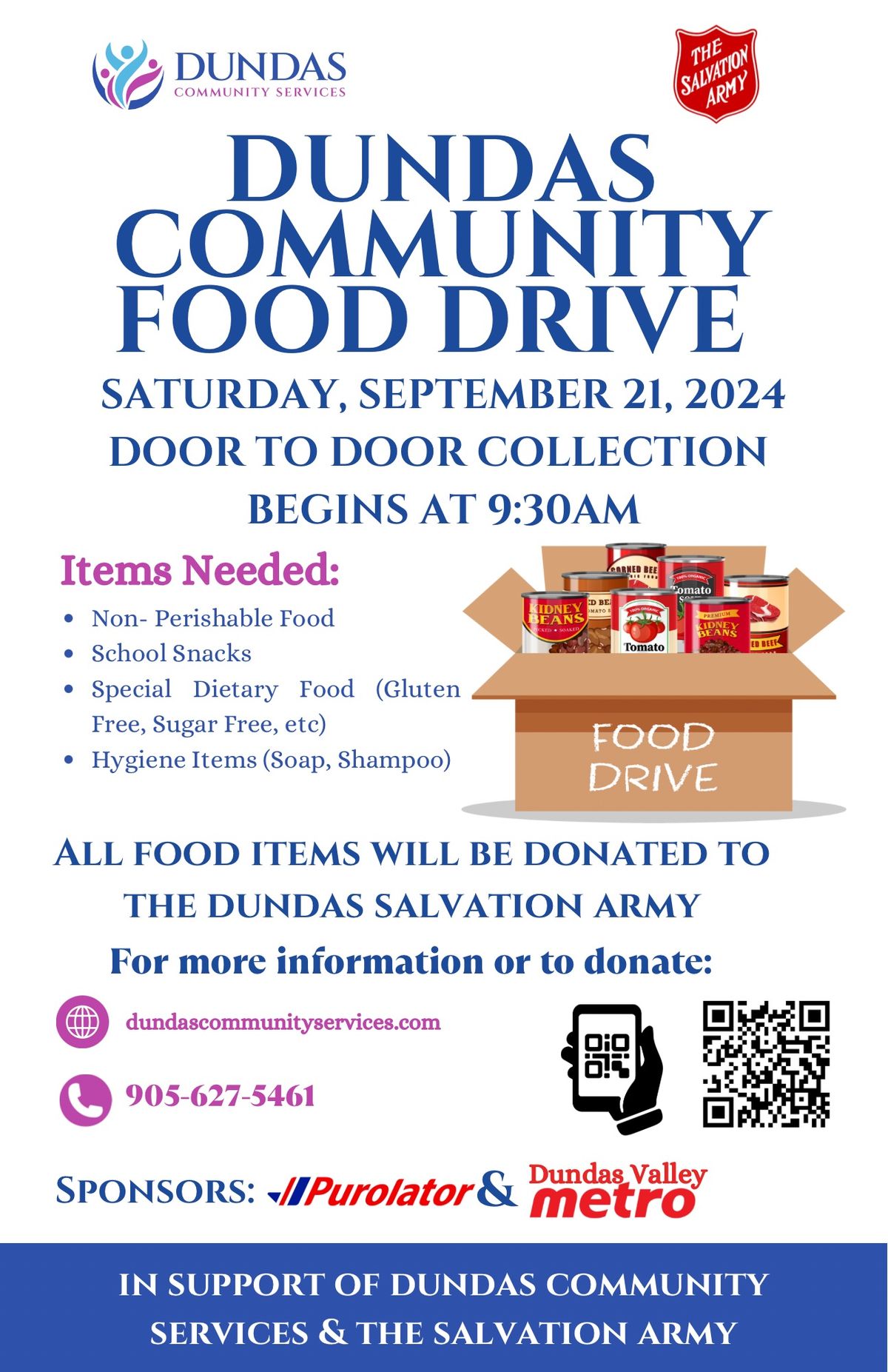 Dundas Community Food Drive