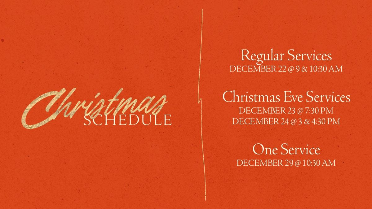 Christmas Eve Services \ud83d\udd6f