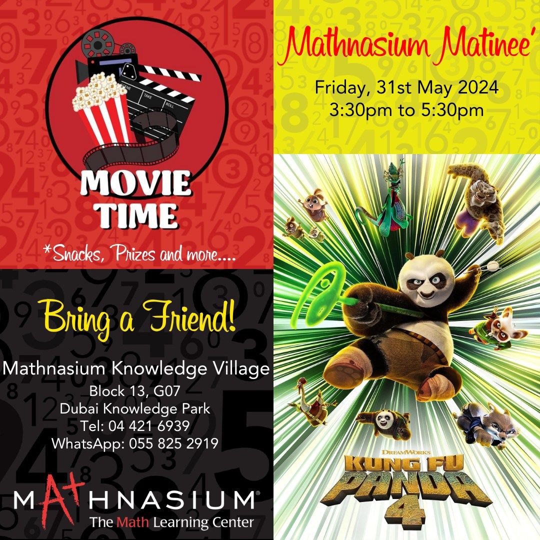 Mathnasium Knowledge Village Movie Time