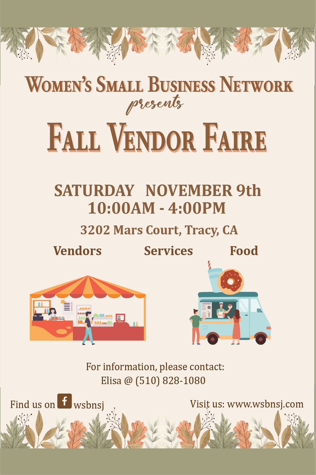 Women's Small Business Network of San Joaquin's First Annual Fall Vendor Faire