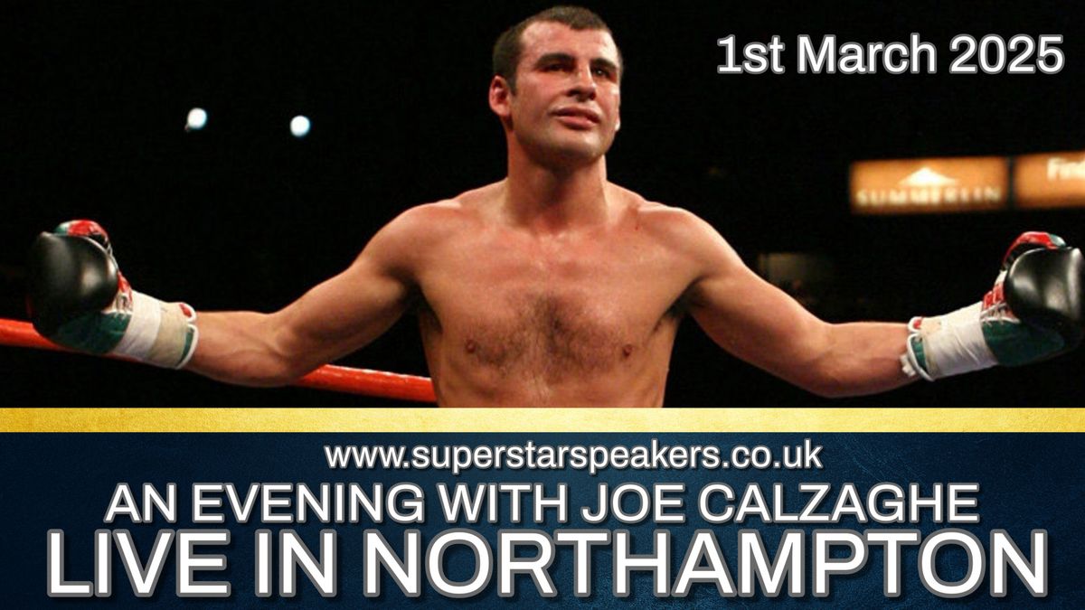 An Evening with Joe Calzaghe - 1st March 2025