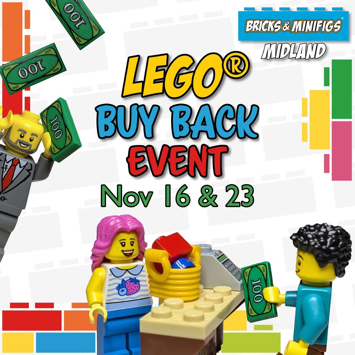 Bricks & Minifigs Midland Buy Back Event \ud83e\uddf1\ud83c\udf89