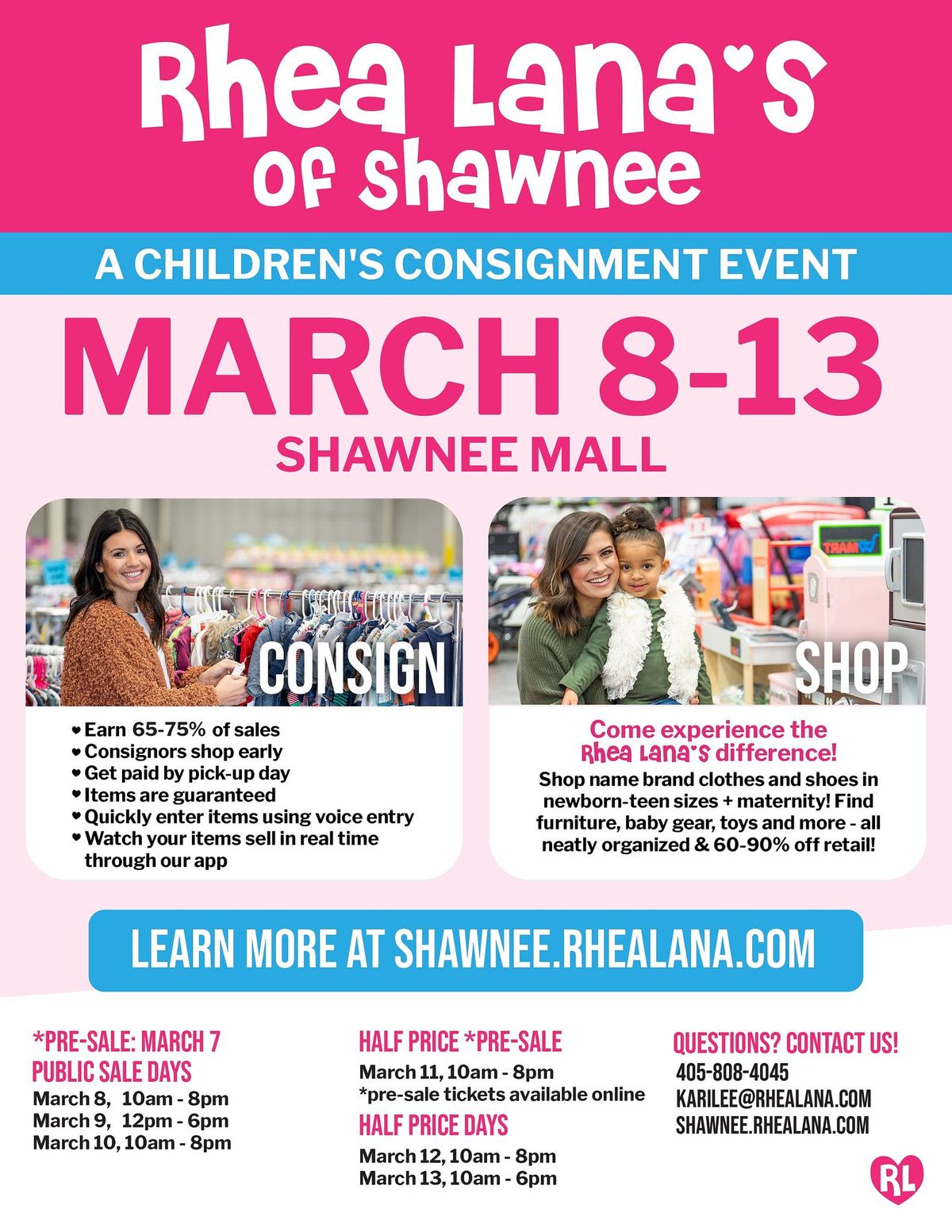 Rhea Lana's of Shawnee Children's Consignment Event