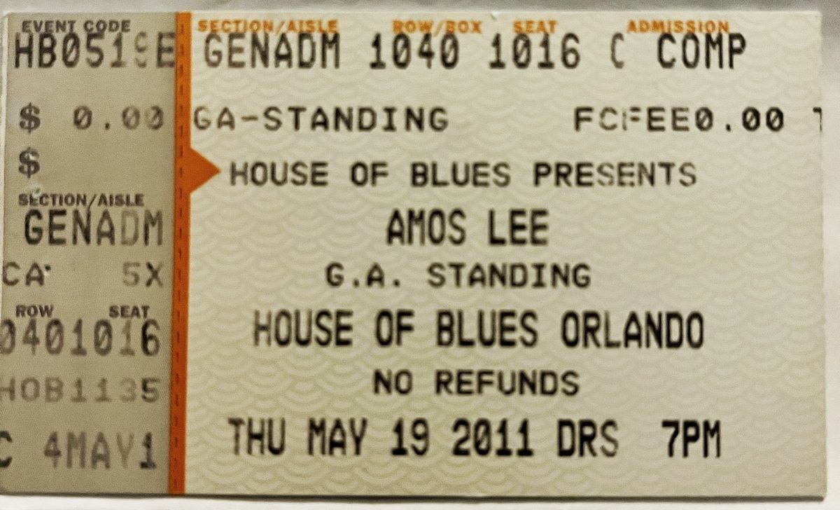 Amos Lee - Orlando