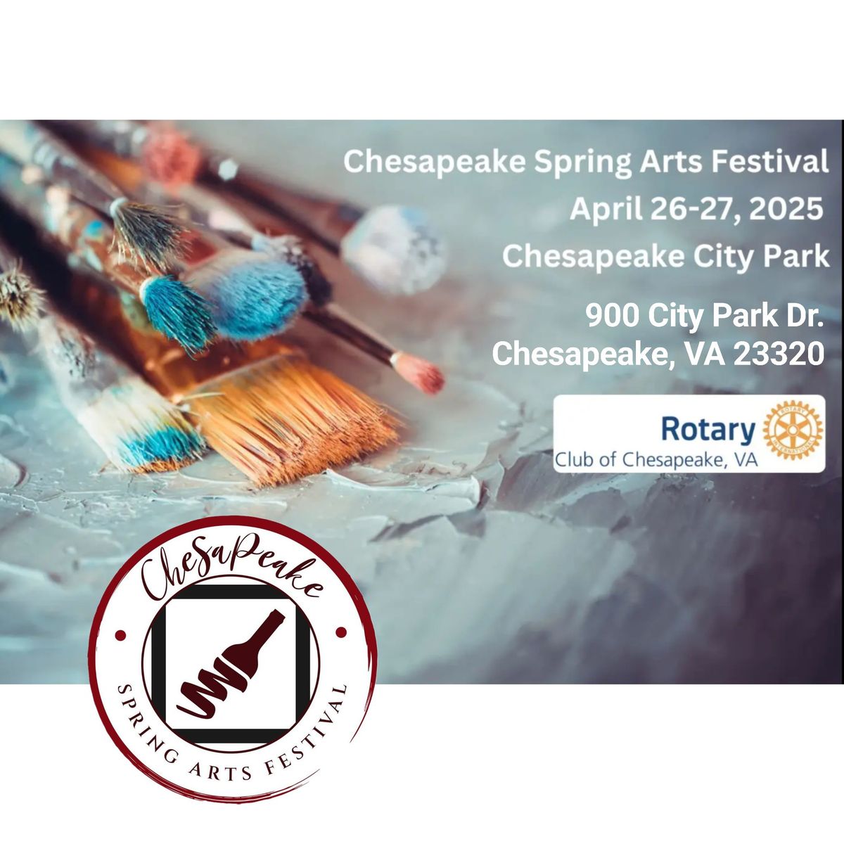 I'm a Vendor @ Chesapeake Spring Art Festival 