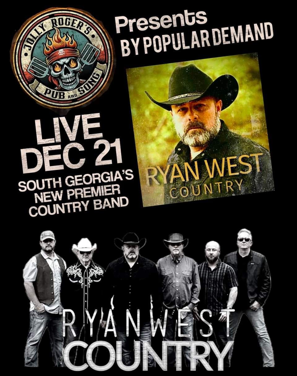 Ryan West band live at Jolly Rogers