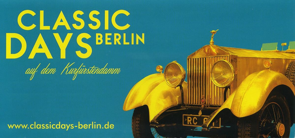 CLASSIC DAYS BERLIN 2025