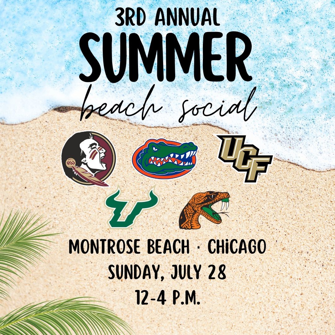 All Florida Chicago Alumni Chapter- Beach Social 2024