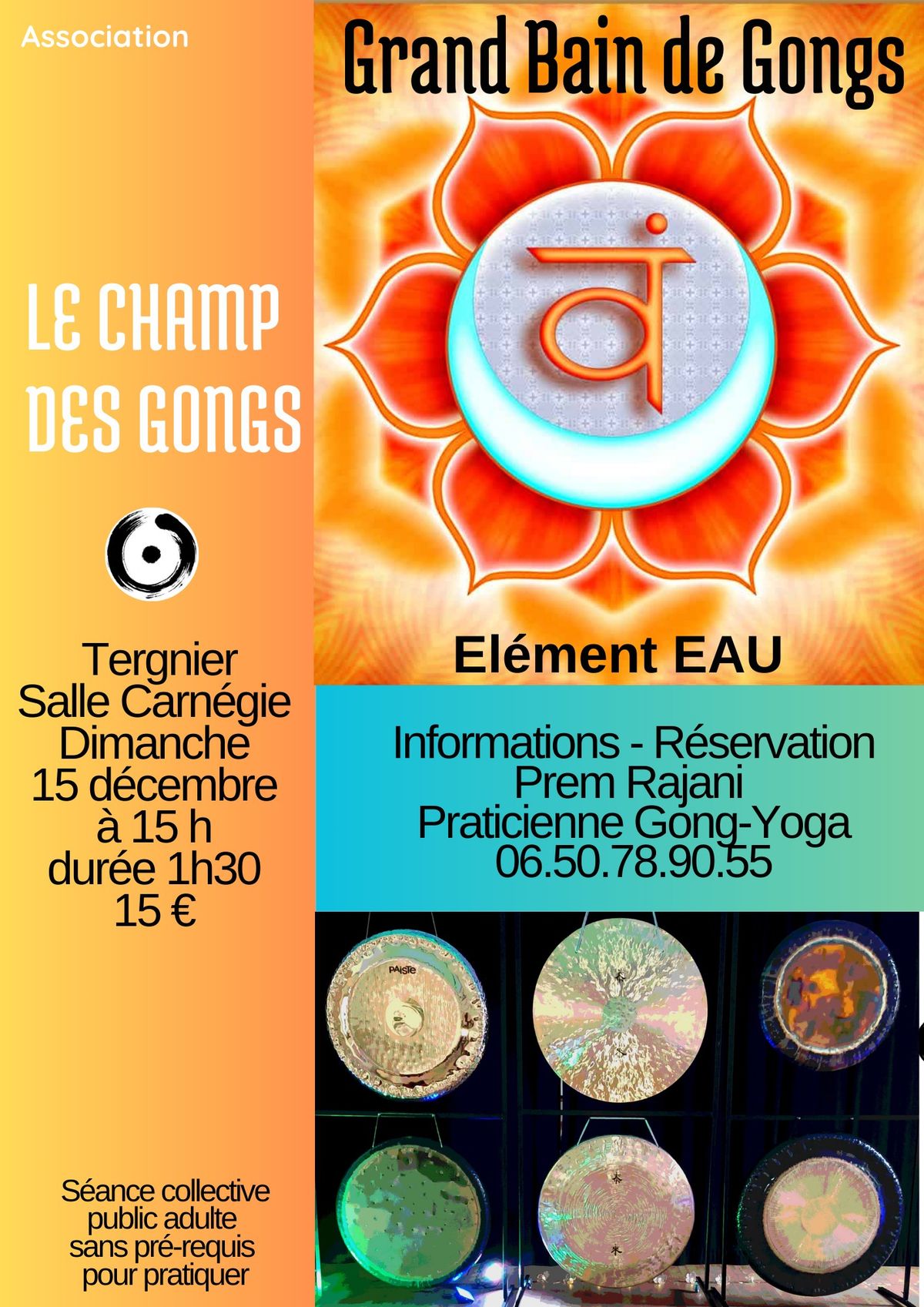 GRAND BAIN DE GONGS "EAU" \u00e0 TERGNIER 02