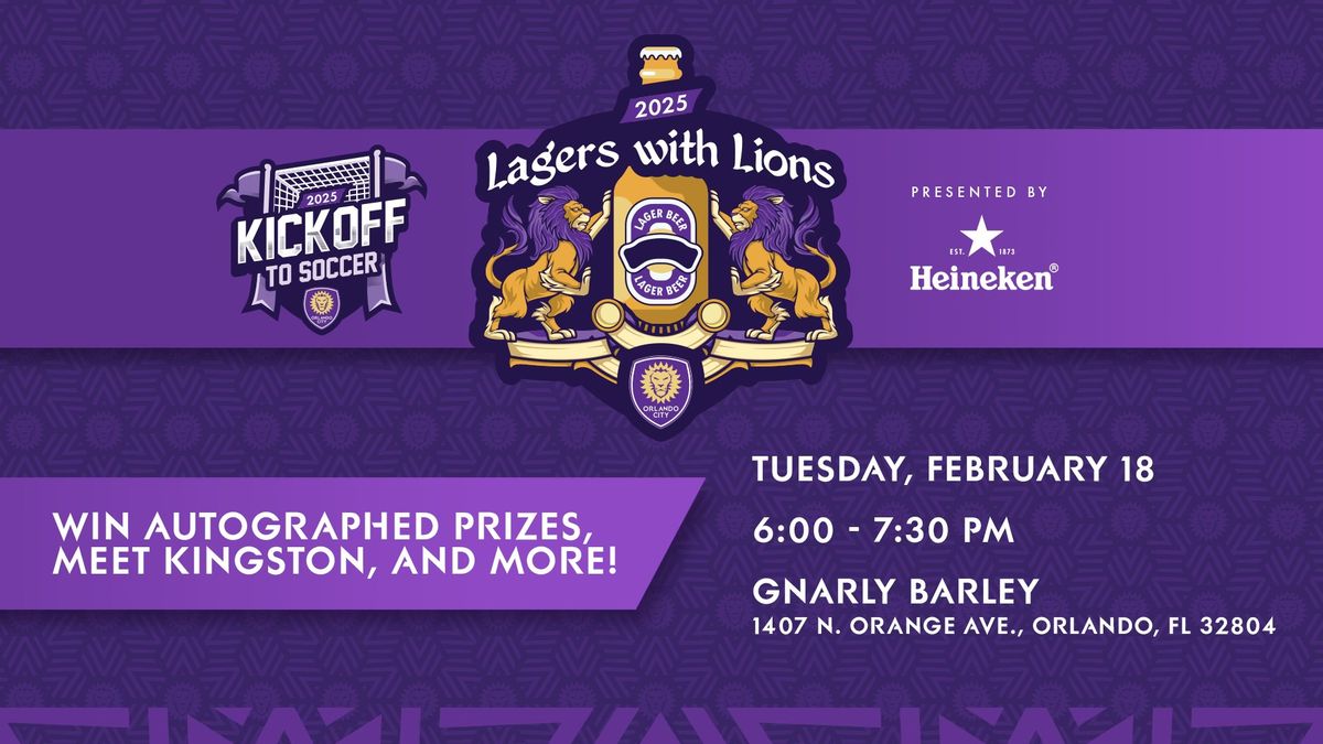 Lagers with the Lions, Presented by Heineken