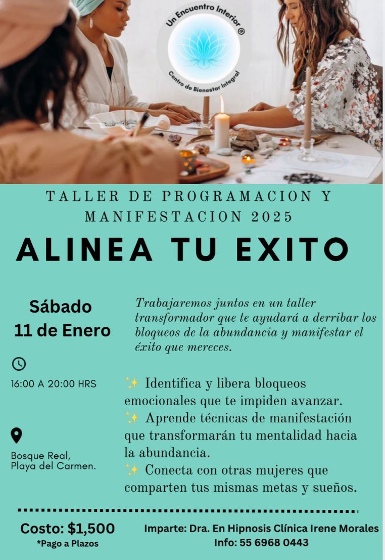 TALLER: MANIFESTACI\u00d3N 2025 "ALINEA TU \u00c9XITO"