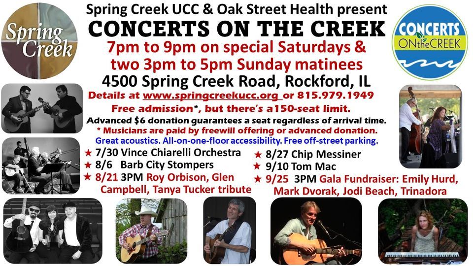 Tom Macs GenreBending Concert On The Creek with an AllStar Band