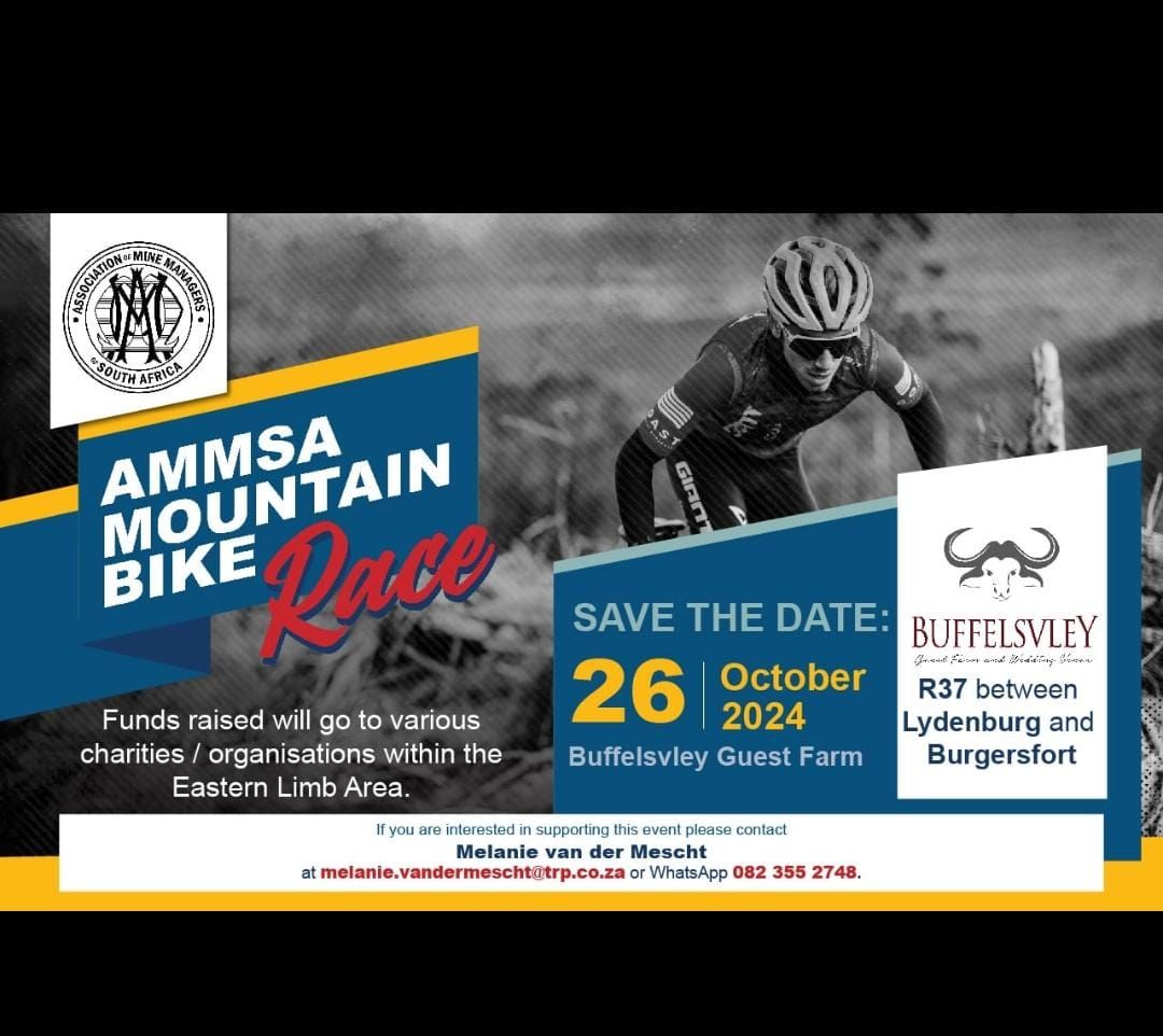 AMMSA BUFFELSVLEY MTB 60, 30, 20, 10, 5 & 2.5KM - SATURDAY 26 OCTOBER 2024