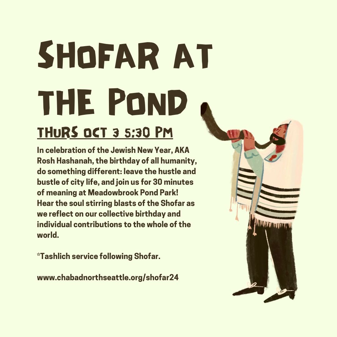 Shofar at the Pond 