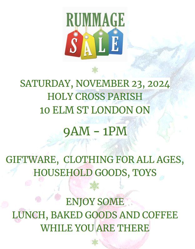 Fall Rummage Sale