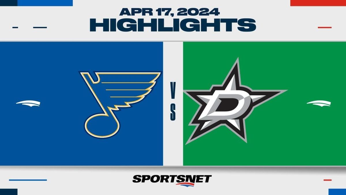 St. Louis Blues vs. Dallas Stars