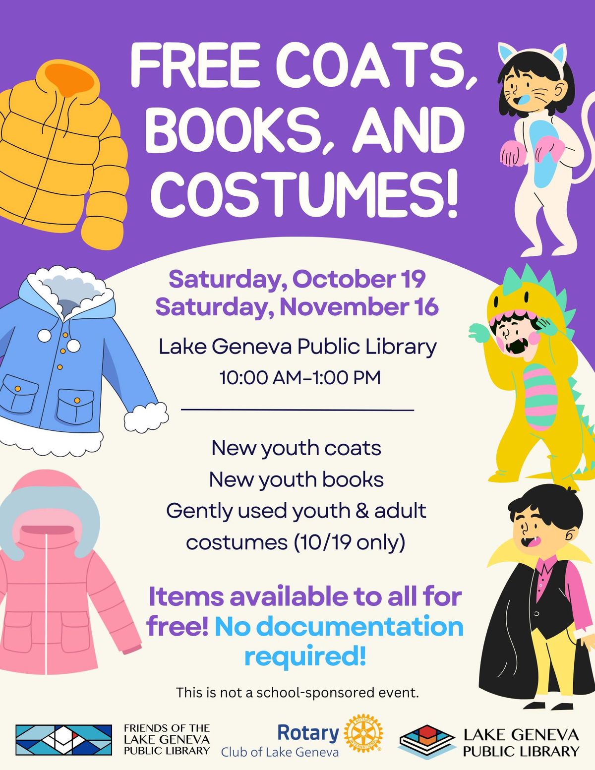 Free Coats and Books