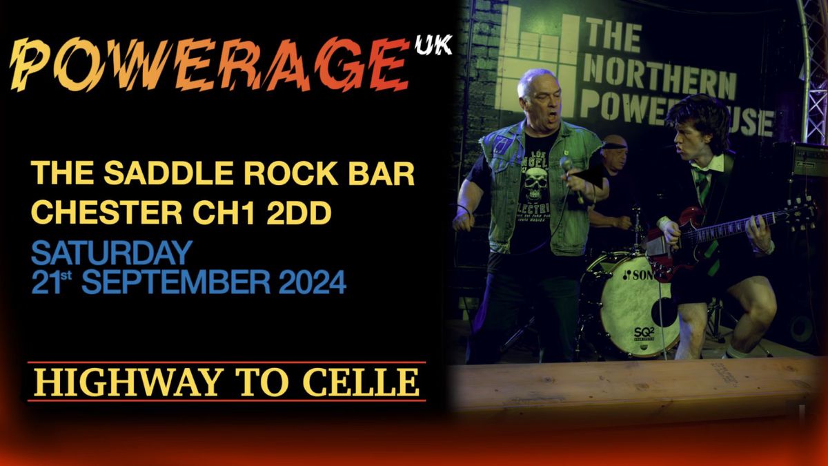 POWERAGE UK LIVE AT THE SADDLE!