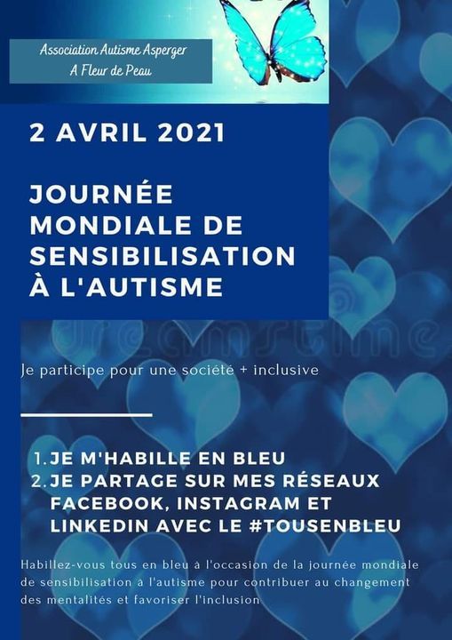 2 Avril Journee Mondiale De Sensibilisation A Lautisme Centre Ville De Grenoble Place Felix Poulat Grenoble 2 April 21