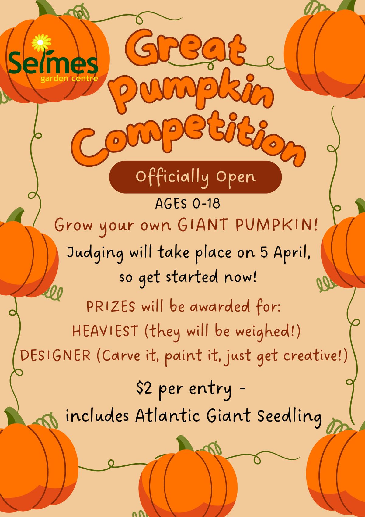 Great Pumpkin Competition 