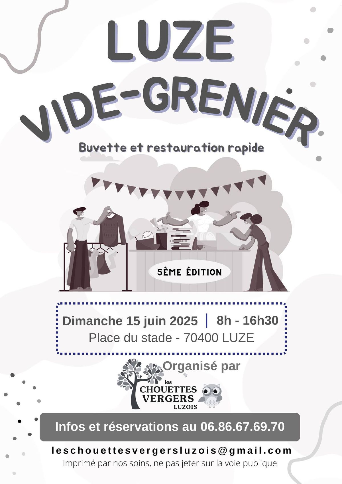 Vide grenier Luze