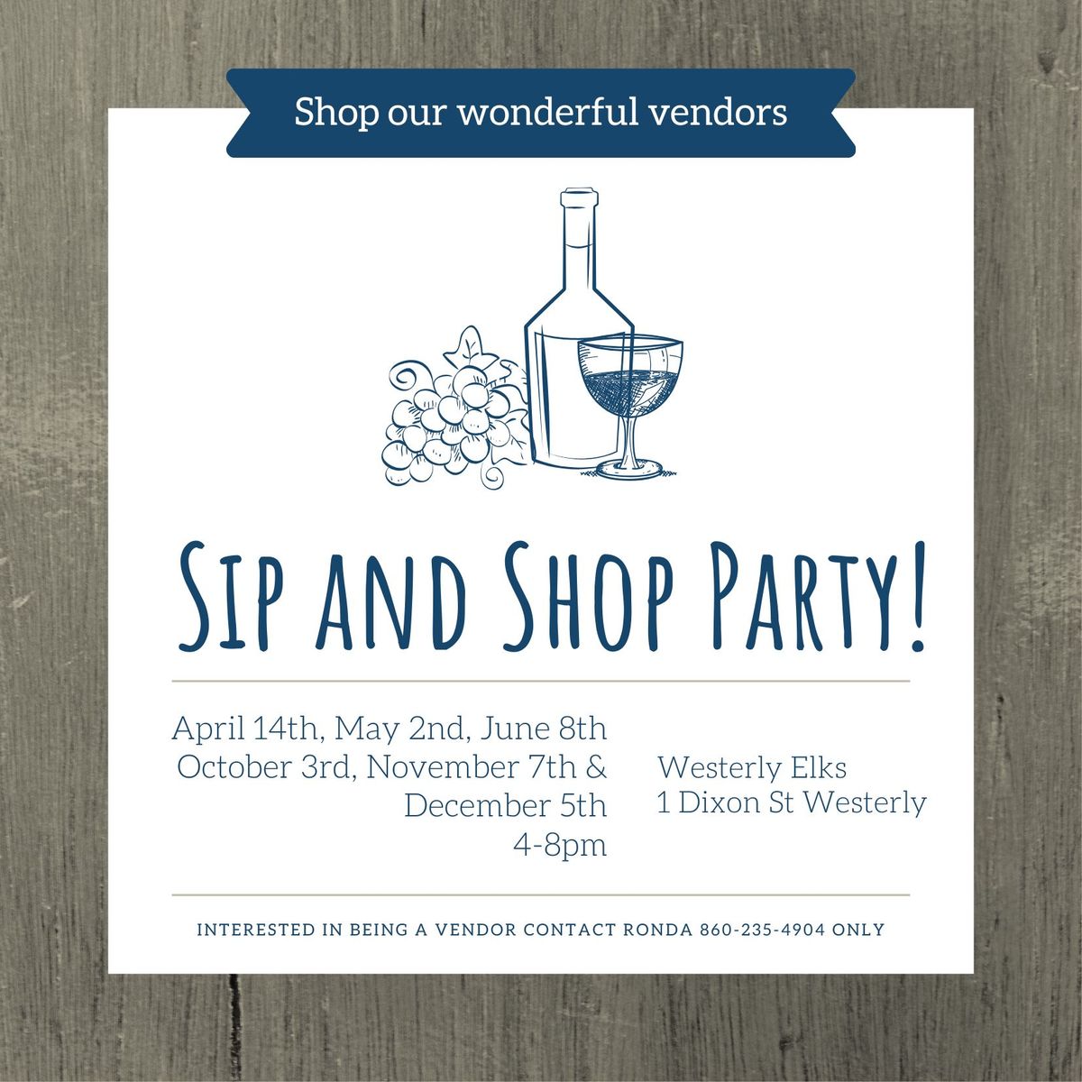 Sip & shop