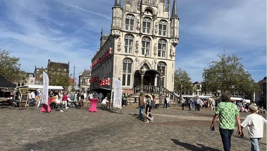 Zeldzaam Mooi Markt de Markt in Gouda