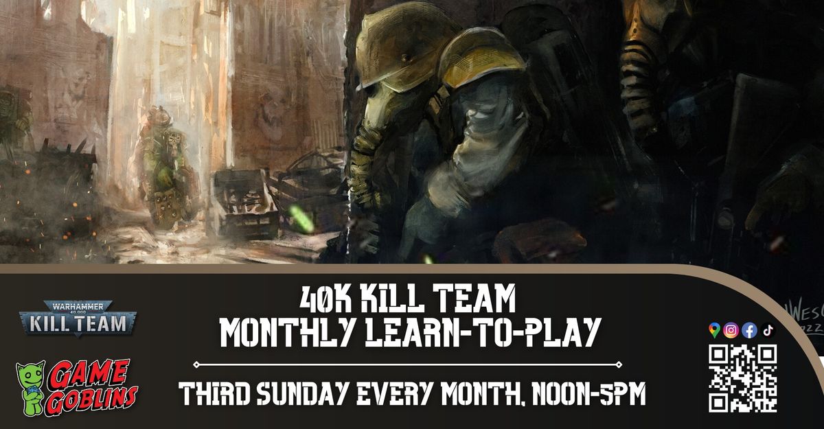 40k K*ll Team Monthly Learn-to-play