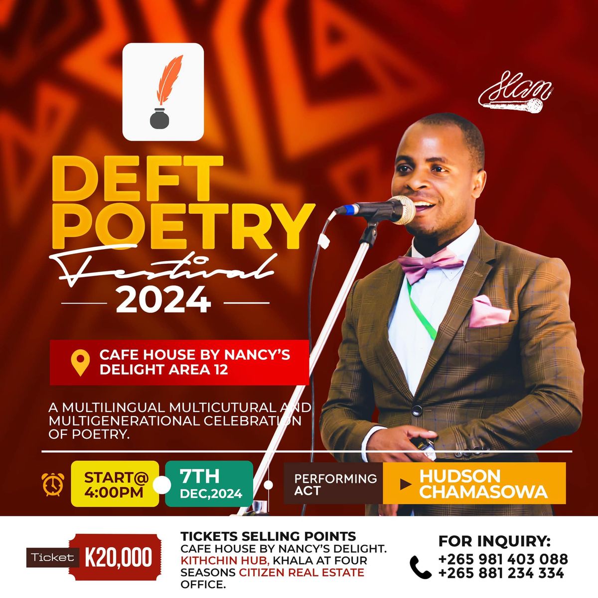 DEFT POETRY FESTIVAL 