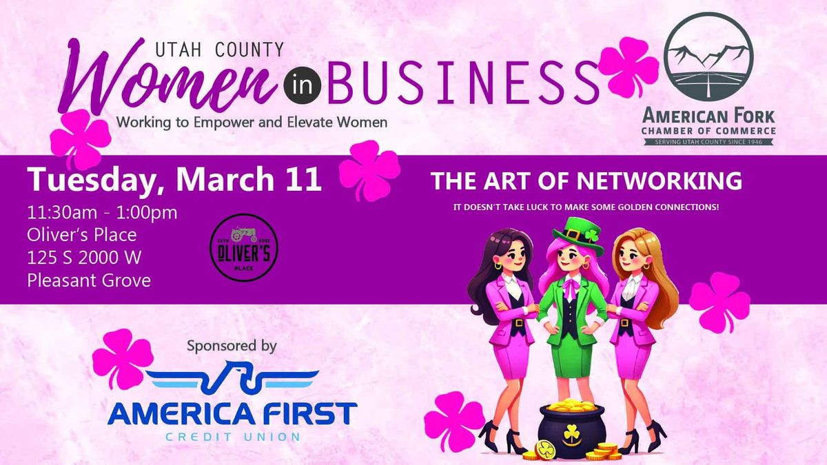 March Utah County Women in Business