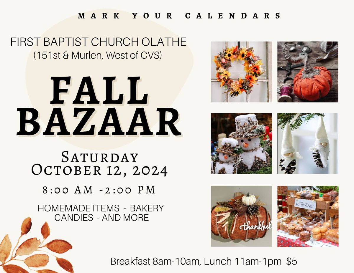 Fall Holiday Bazaar