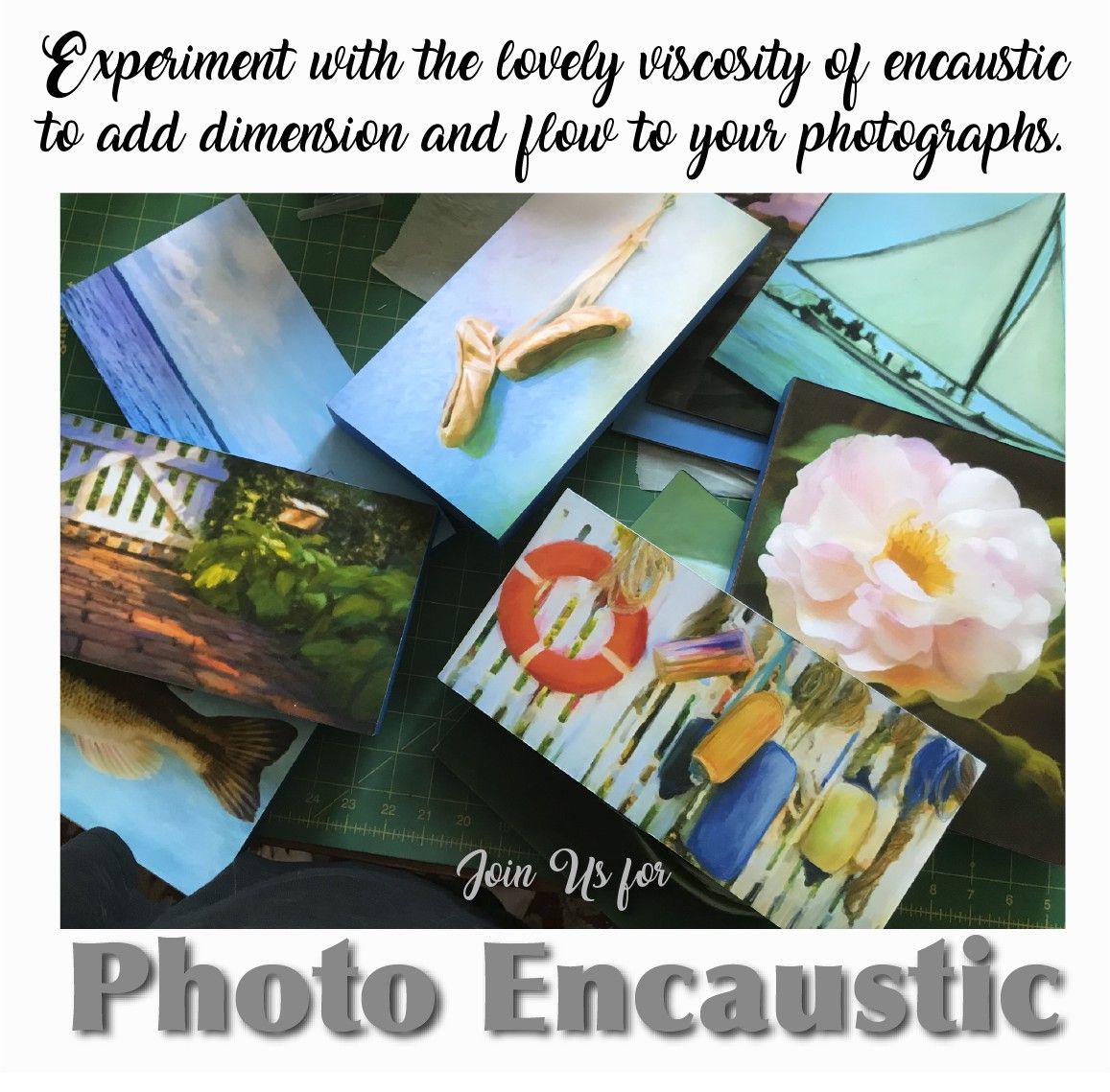 Photo Encaustic Painting