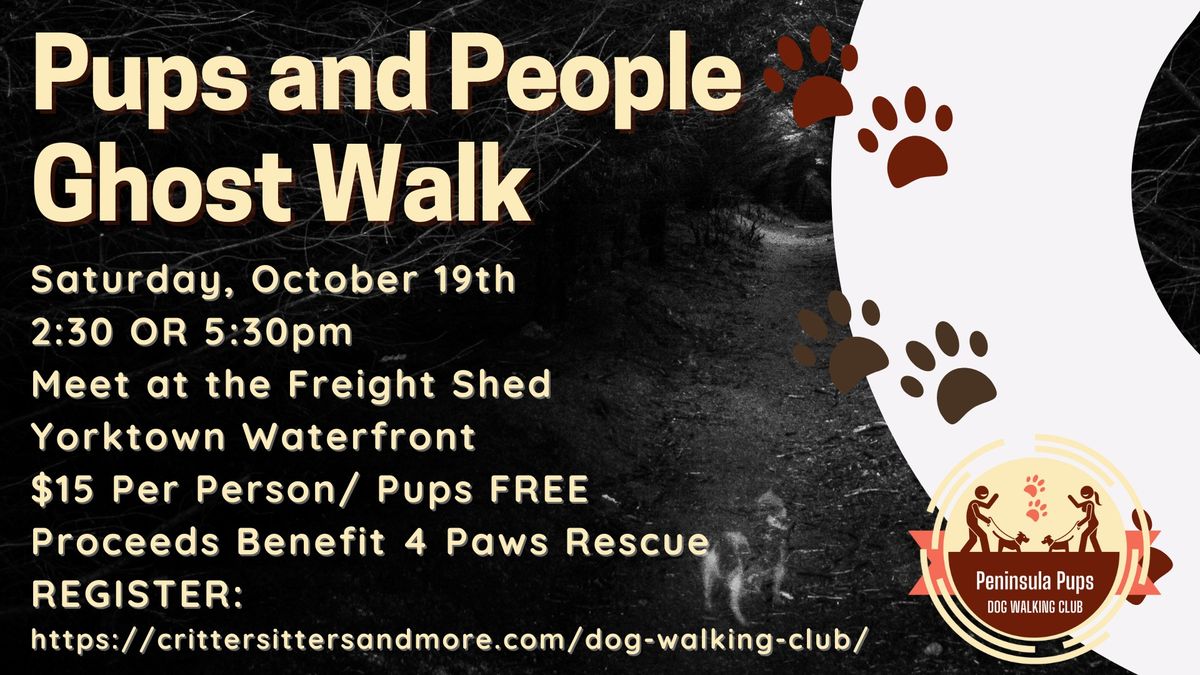 Pups and People Ghost Walk