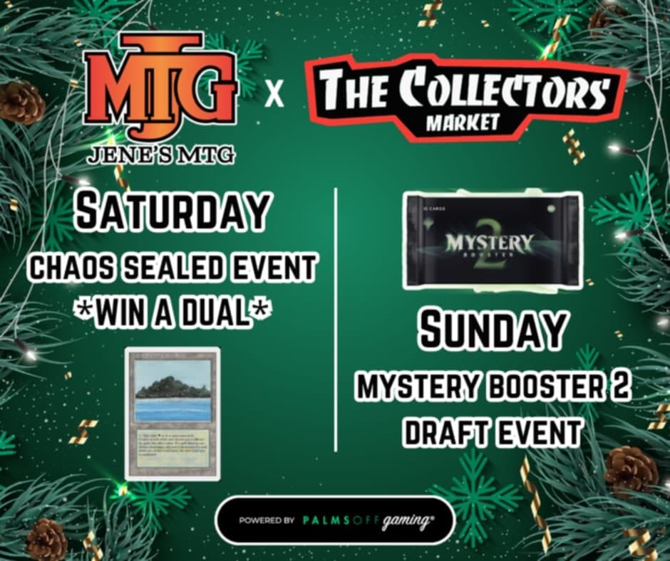 Jene\u2019s x Collectors Draft: Mystery Booster 2, powered by Palms Off Gaming