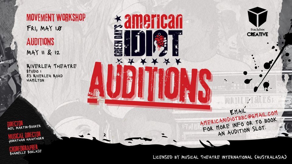 Audition Call: American Idiot!
