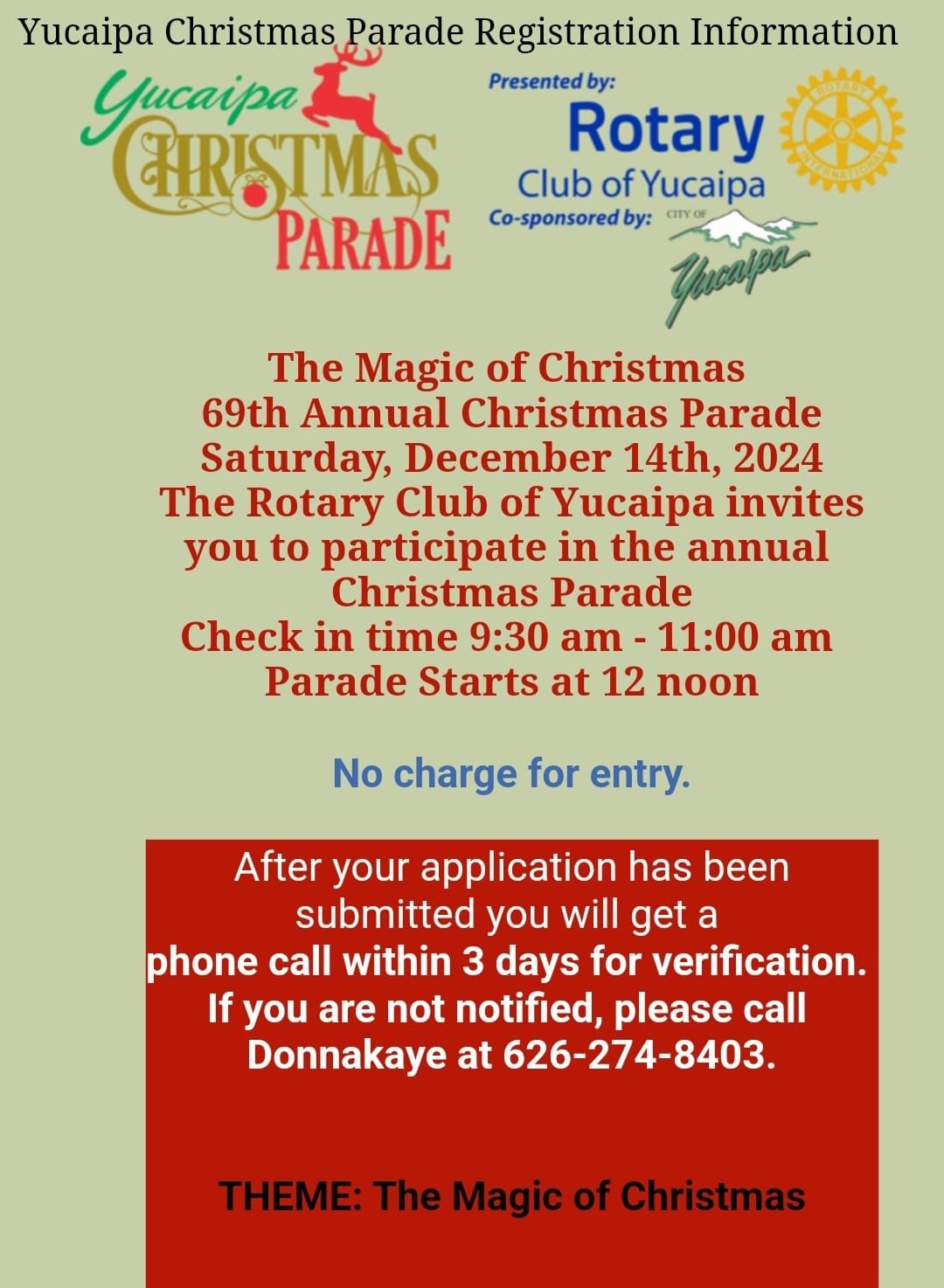 Yucaipa Christmas parade