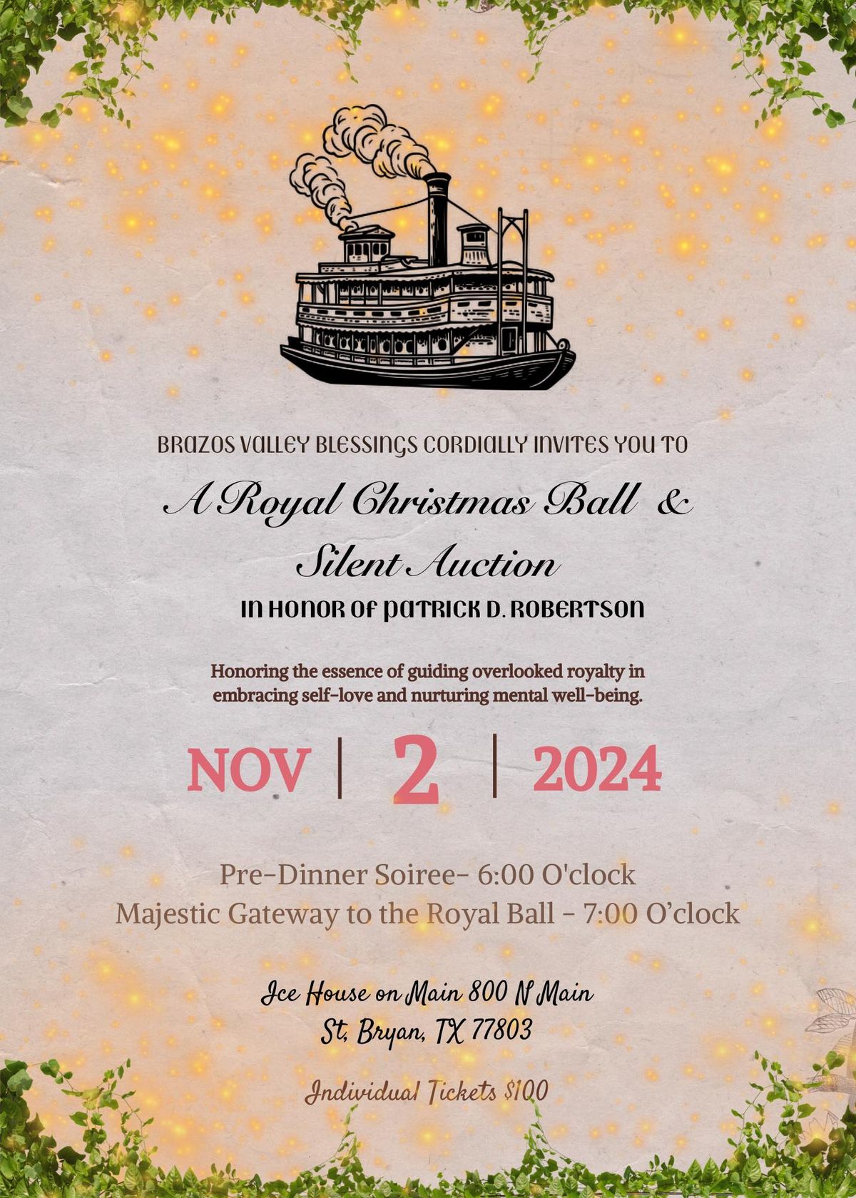 Brazos Valley Blessings 4th Annual Community Gala & Silent Auction 2024