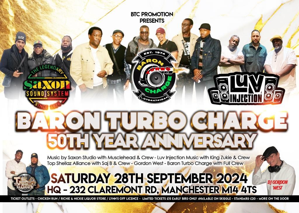 Baron turbo charge 50th year anniversary party 