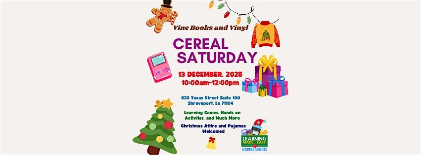 December 2025 Cereal Saturday