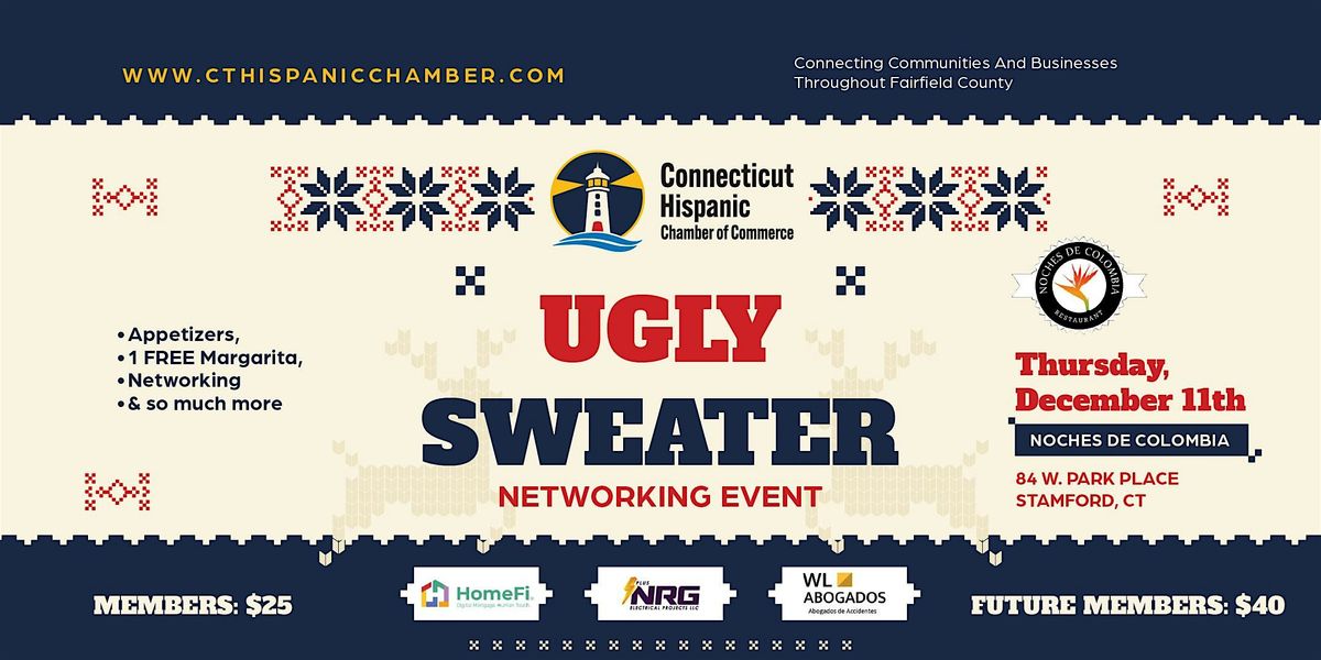 Ugly Sweater Party - Happy Hour Networking Event with CHCC - DECEMBER