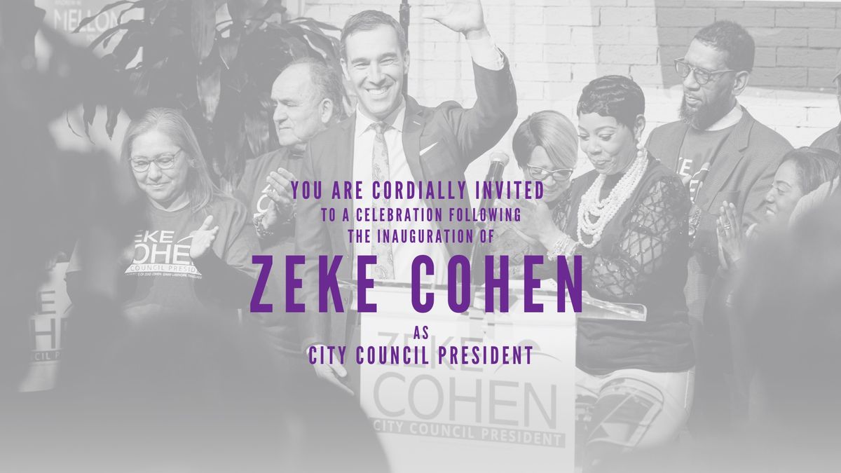 Our Inaugural Celebration with Zeke Cohen