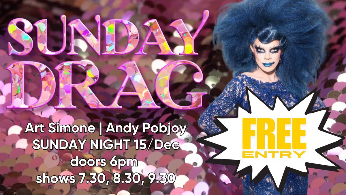 Sunday Drag at Piano Bar Geelong with Art Simone and Andy Pobjoy